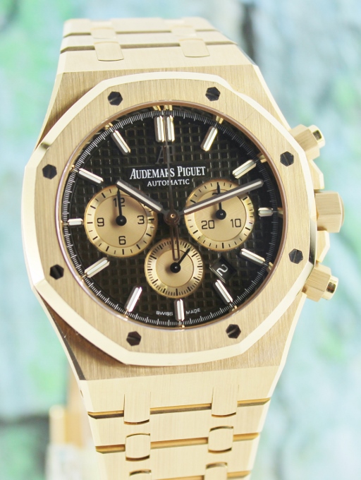 (image for) UNPOLISHED AUSEMARS PIGUET 18K ROSE GOLD ROYAL OAK CHRONOGRAPH / 26331OR.OO.1220OR.02